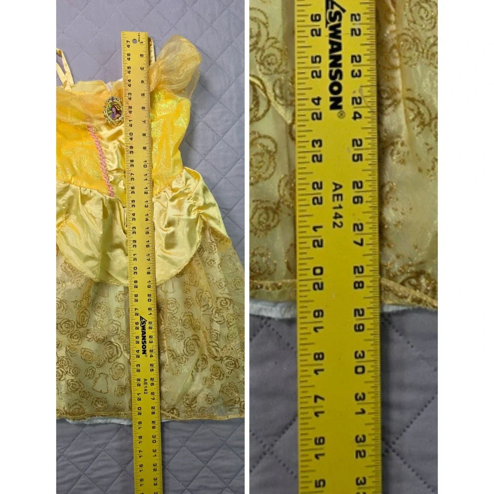 Disney Belle Beauty and the Beast Princess Costume Yellow Girls 4-6X JAKKS
